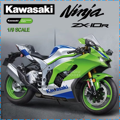 1/9 Kawasaki Ninja ZX-10R Motorcycle Assemble Model MT-007 Uncolored Assemble Figure Custom Collectible Birthday Gift